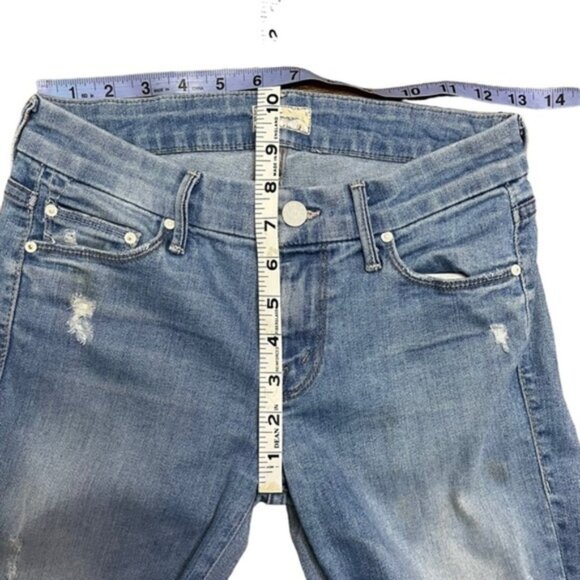 Mother The Looker Undone Hem Looker Crop Ankle Jeans Women Size 25 - Picture 5 of 11